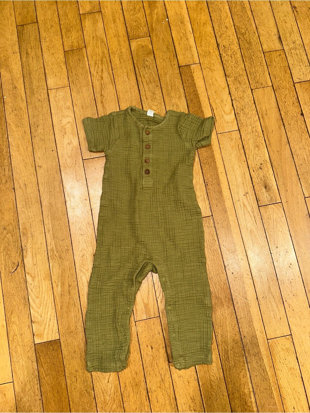 Baby Unsiex Colored Organics short sleeve jumpsuit onesie